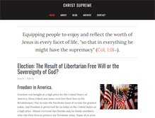 Tablet Screenshot of christsupreme.com